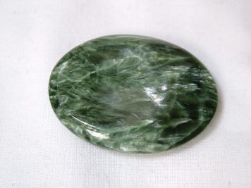 Seraphinite Thumb Stone