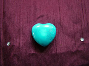 Turquisoe Howlite Small Heart