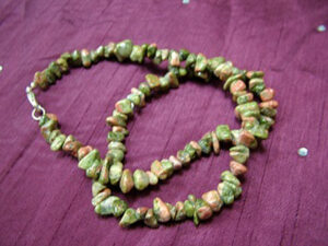 Unakite 20 inch Gemchip Necklace