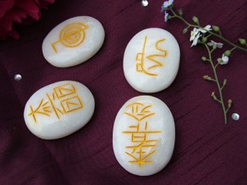White Jasper Usai Reiki Set