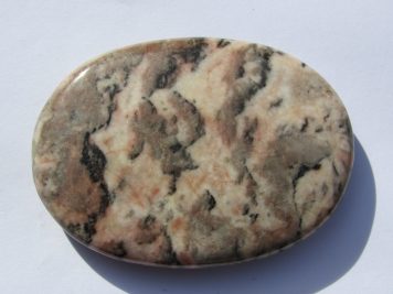 Zebra Jasper Palm Stone