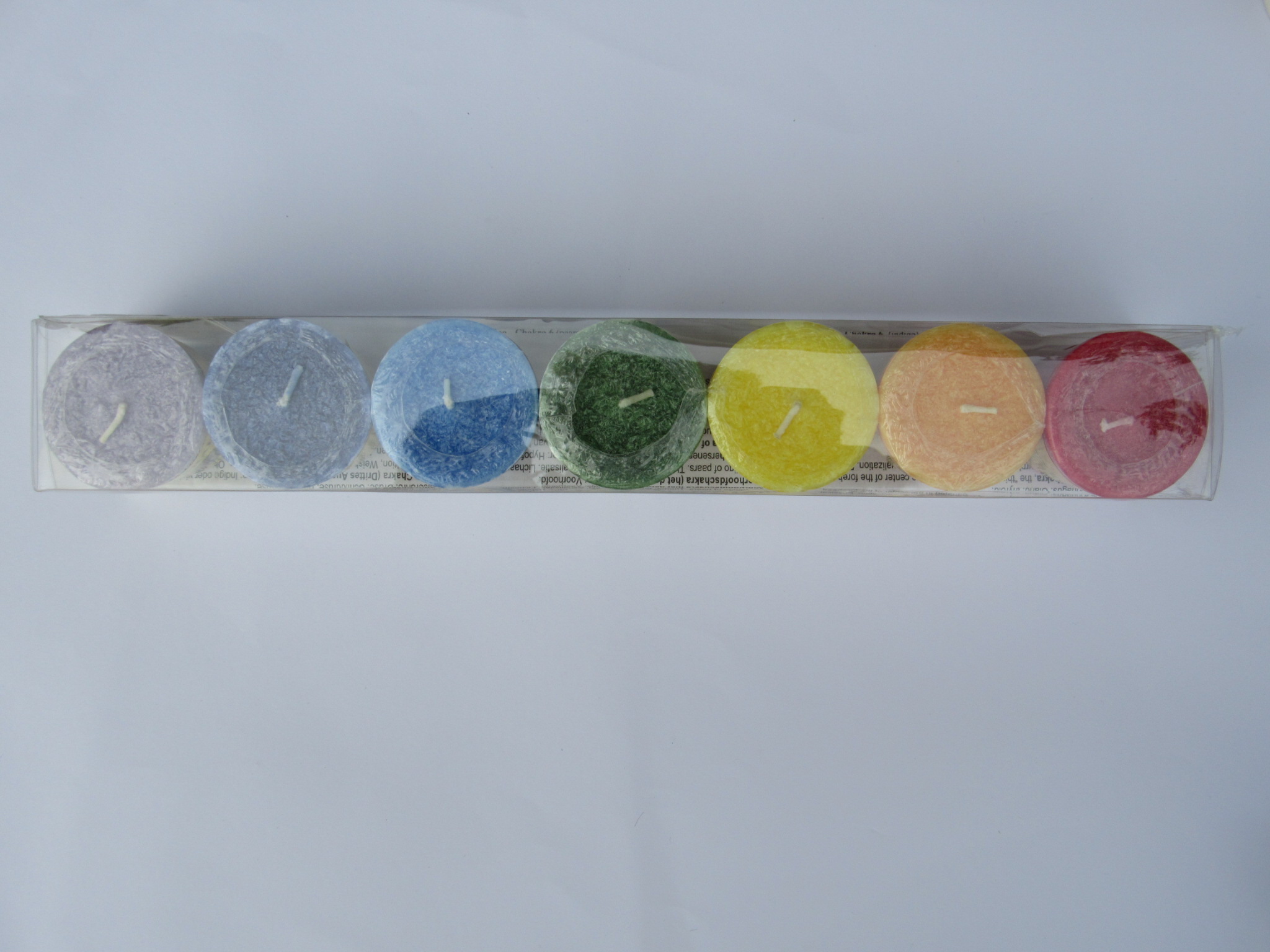 7 Chakra Candle Set - with Essential Oils - Image 2