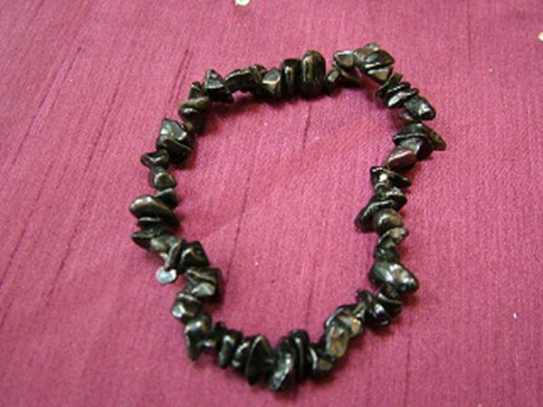 Black Obsidian Gemchip Bracelet - Image 2
