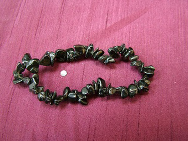Black Obsidian Gemchip Bracelet - Image 4