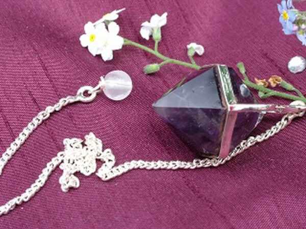 Amethyst Double Ended Pendulum - Image 3