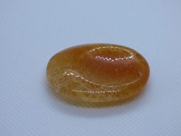 Fire Agate Thumb Stone