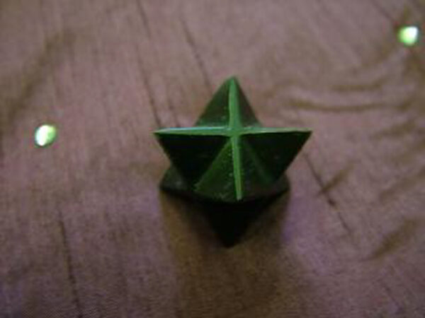 Black Obsidian Merkaba Star - Image 2