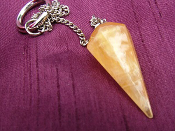 Orange Calcite Pendulum - Image 2