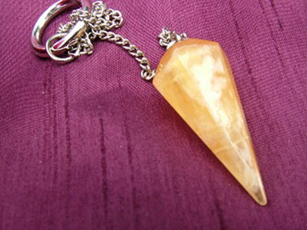 Orange Calcite Pendulum - Image 6