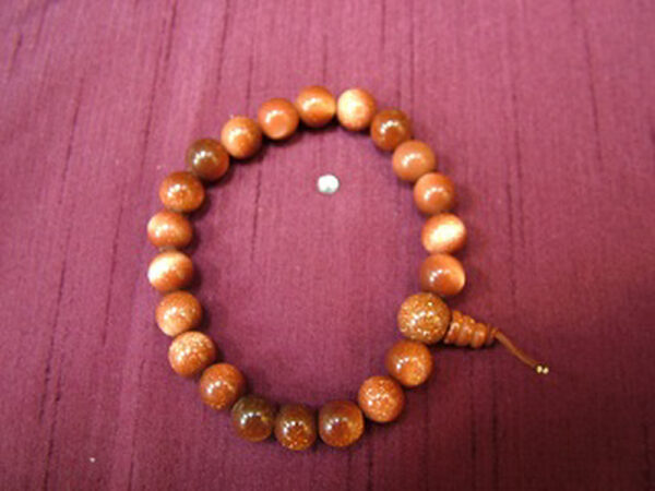 Red Goldstone Powerbead Bracelet - Image 3