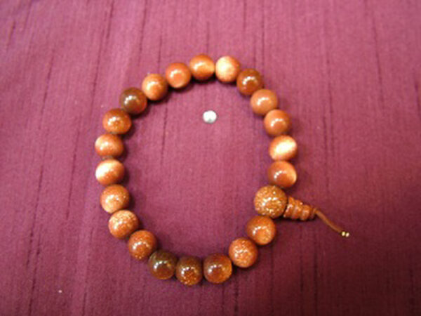 Red Goldstone Powerbead Bracelet - Image 2
