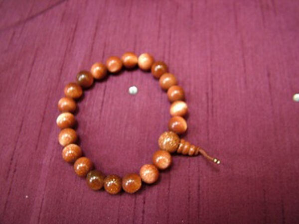 Red Goldstone Powerbead Bracelet - Image 4