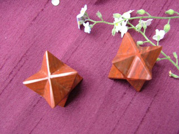 Red Jasper Merkaba Star - Image 2