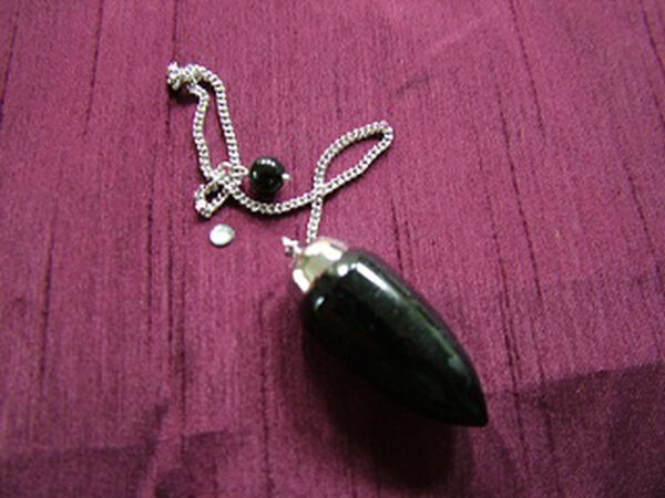 Black Tourmaline Long Drop Pendulum - Image 2